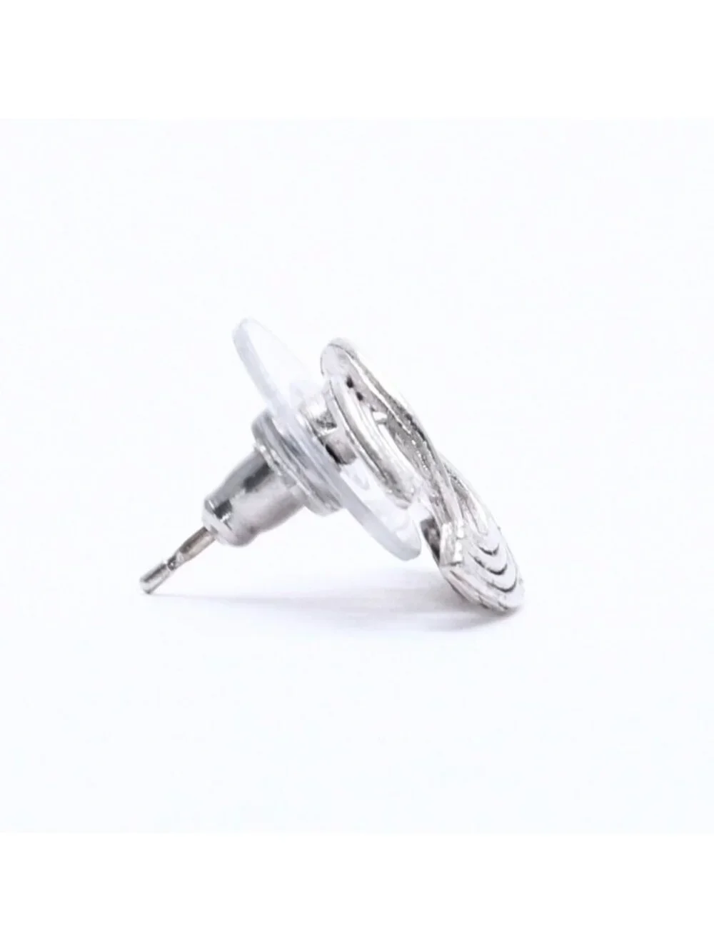 Chanel CC Logo Single Earrings 00 Metal Silver